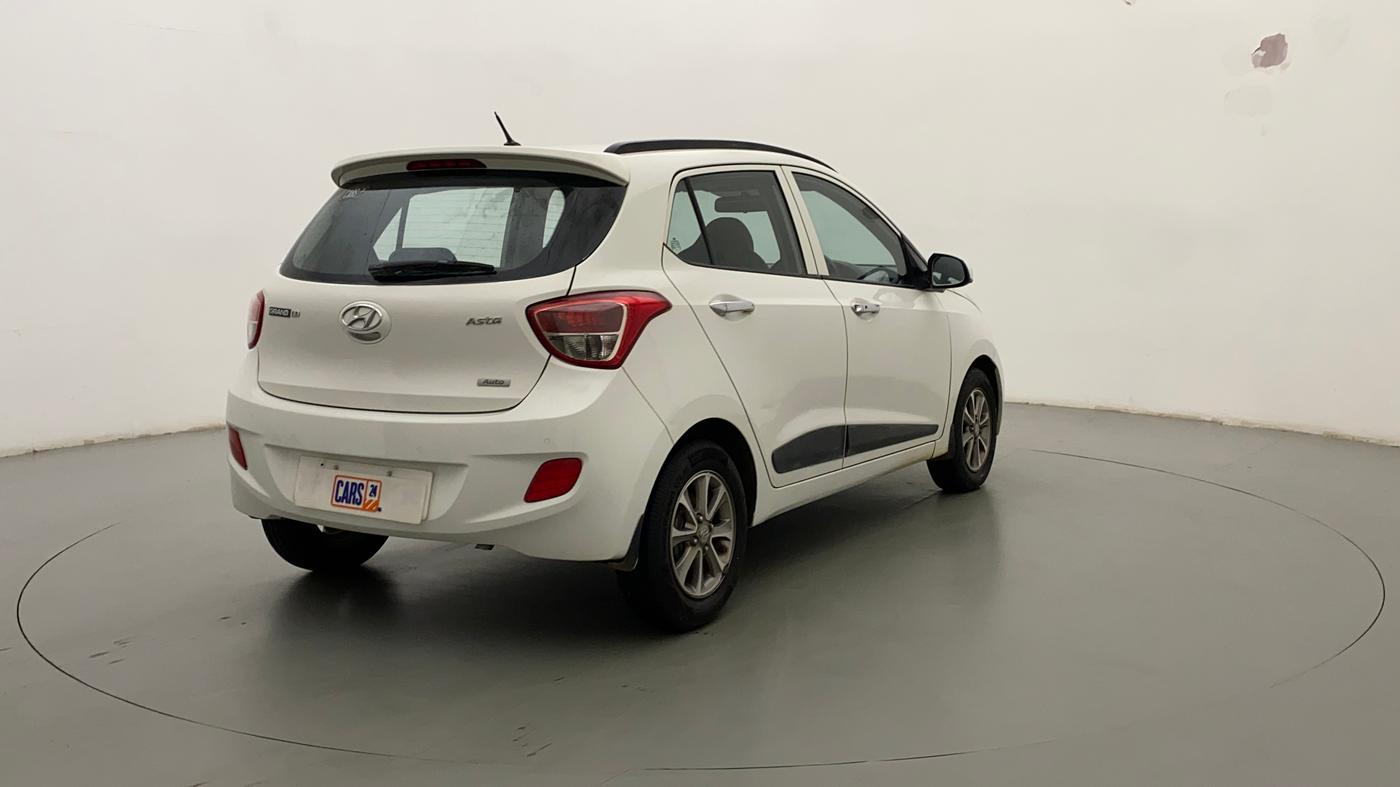 2016 Hyundai Grand i10 ASTA (O) AT 1.2 KAPPA VTVT, Petrol, Automatic, 35,599 km, Right Back Diagonal