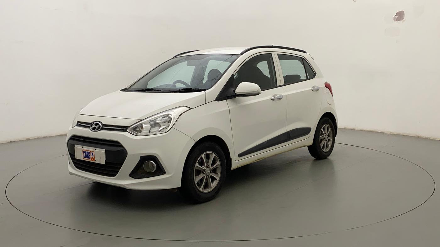 2016 Hyundai Grand i10 ASTA (O) AT 1.2 KAPPA VTVT, Petrol, Automatic, 35,599 km, Left Front Diagonal