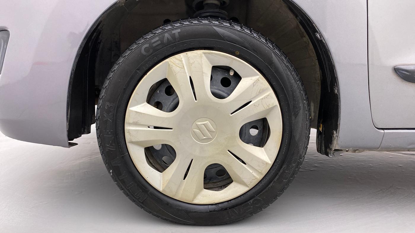 2013 Maruti Wagon R 1.0 VXI, Petrol, Manual, 59,730 km, Left Front Wheel