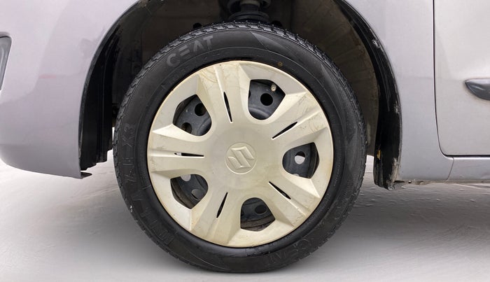 2013 Maruti Wagon R 1.0 VXI, Petrol, Manual, 59,730 km, Left Front Wheel