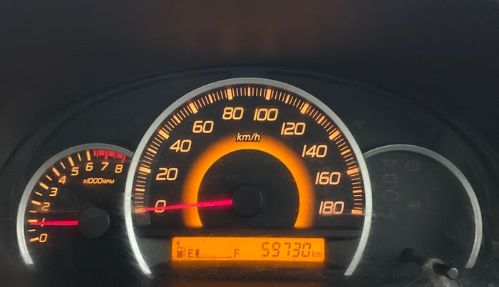 2013 Maruti Wagon R 1.0 VXI, Petrol, Manual, 59,730 km, Odometer Image