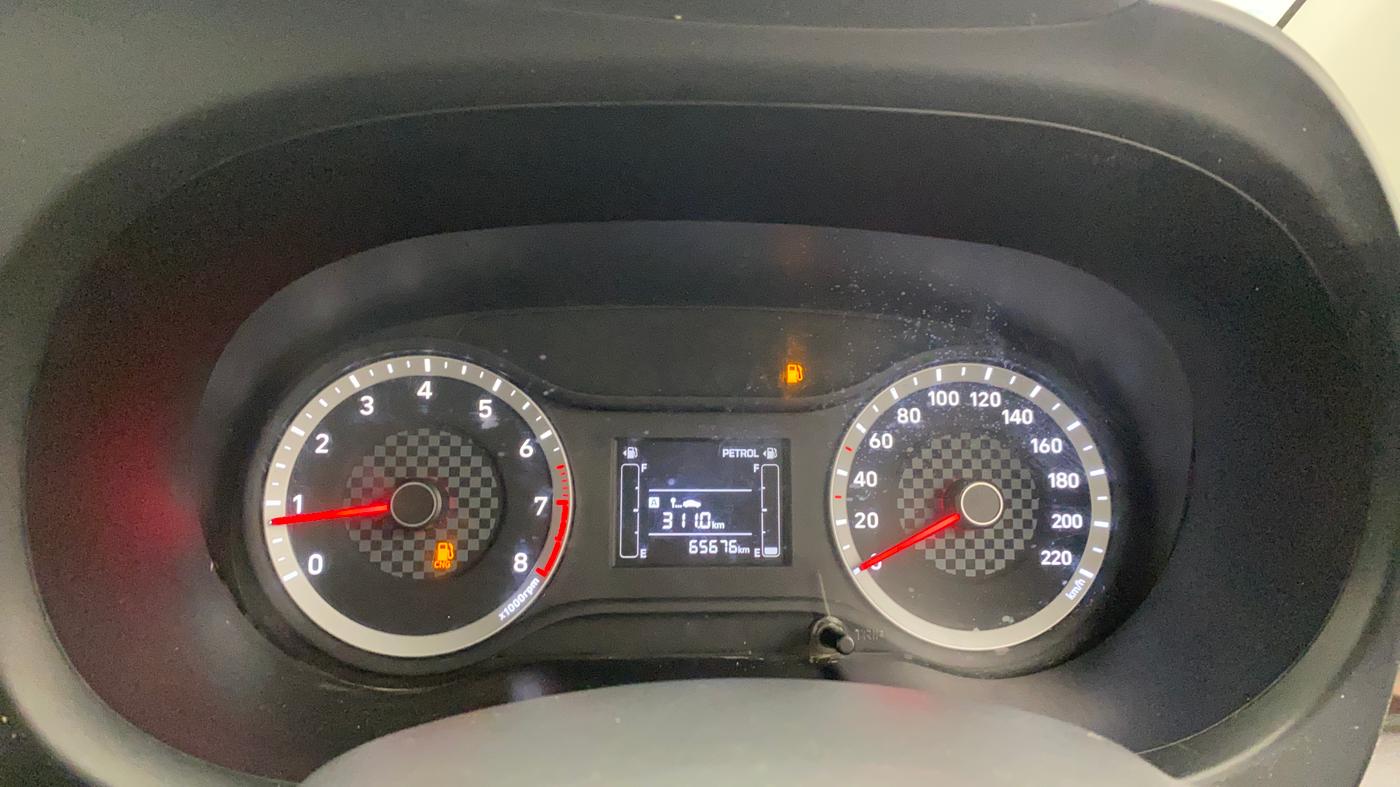 2022 Hyundai AURA S 1.2 CNG, CNG, Manual, 65,756 km, Odometer Image