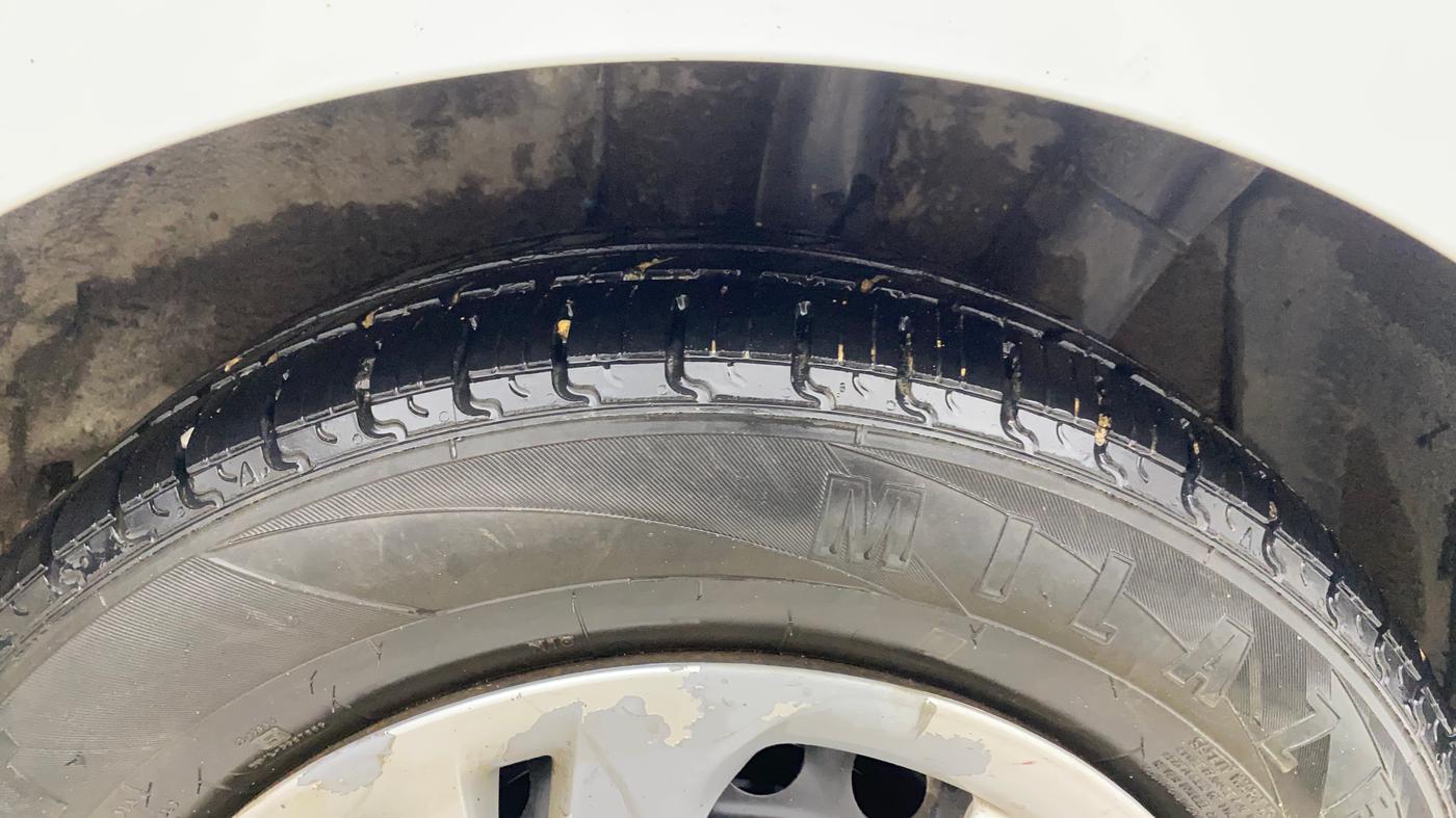 2022 Hyundai AURA S 1.2 CNG, CNG, Manual, 65,756 km, Left Rear Tyre Tread