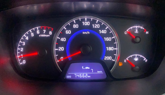 2015 Hyundai Grand i10 SPORTZ 1.2 KAPPA VTVT, Petrol, Manual, 74,609 km, Odometer Image