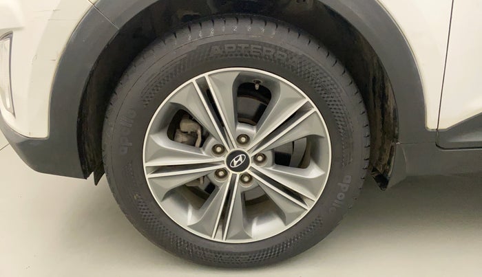2017 Hyundai Creta SX PLUS AT 1.6 PETROL, Petrol, Automatic, 57,797 km, Left Front Wheel
