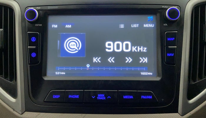 2017 Hyundai Creta SX PLUS AT 1.6 PETROL, Petrol, Automatic, 57,797 km, Infotainment System