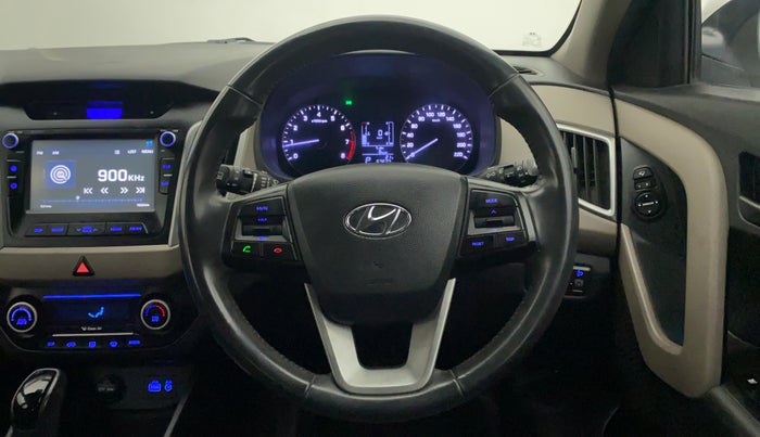 2017 Hyundai Creta SX PLUS AT 1.6 PETROL, Petrol, Automatic, 57,797 km, Steering Wheel Close Up