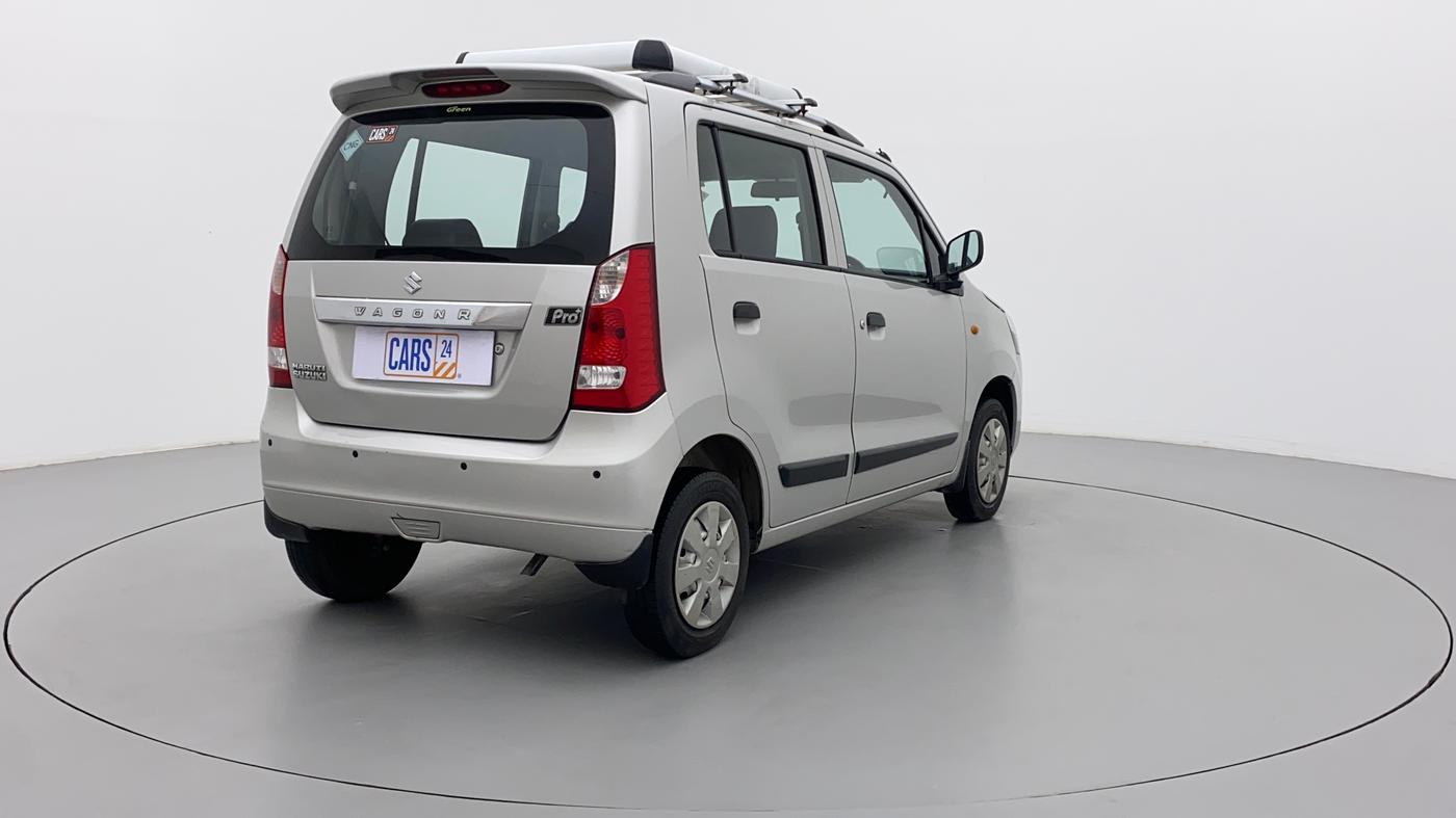 2017 Maruti Wagon R 1.0 LXI CNG, CNG, Manual, 90,444 km, Right Back Diagonal