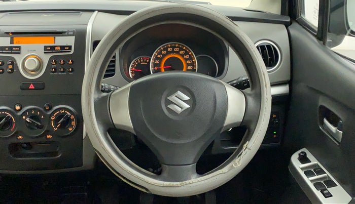 2011 Maruti Wagon R 1.0 VXI, Petrol, Manual, 42,972 km, Steering Wheel Close Up