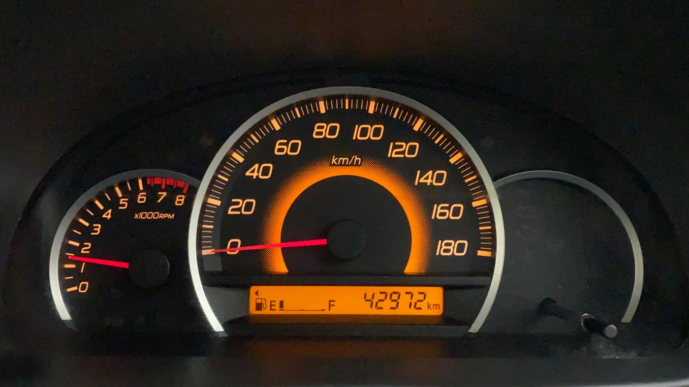 2011 Maruti Wagon R 1.0 VXI, Petrol, Manual, 42,972 km, Odometer Image