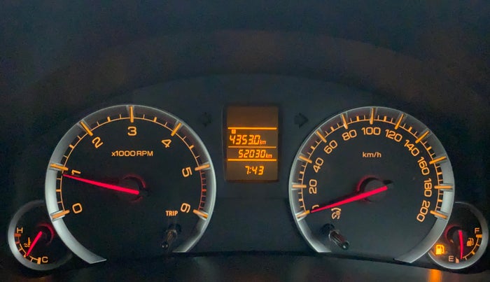 2016 Maruti Swift Dzire VDI ABS, Diesel, Manual, 52,118 km, Odometer Image