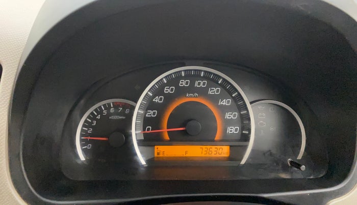 2015 Maruti Wagon R 1.0 VXI, Petrol, Manual, 73,630 km, Odometer Image