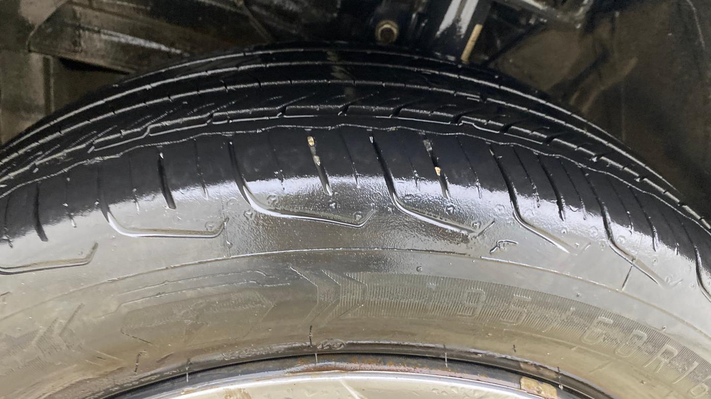 2024 Maruti FRONX DELTA 1.2 MT PETROL, Petrol, Manual, 18,085 km, Left Front Tyre Tread