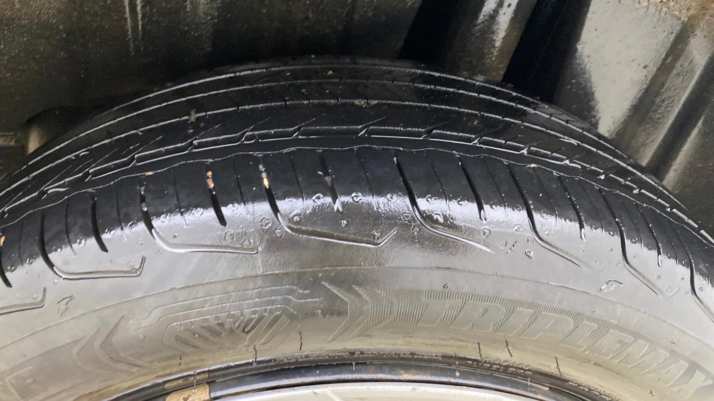 2024 Maruti FRONX DELTA 1.2 MT PETROL, Petrol, Manual, 18,085 km, Left Rear Tyre Tread