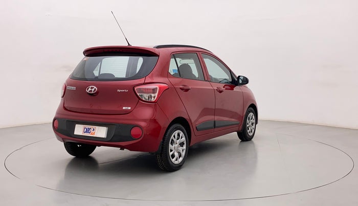2019 Hyundai Grand i10 SPORTZ 1.2 KAPPA VTVT, Petrol, Manual, 40,362 km, Right Back Diagonal
