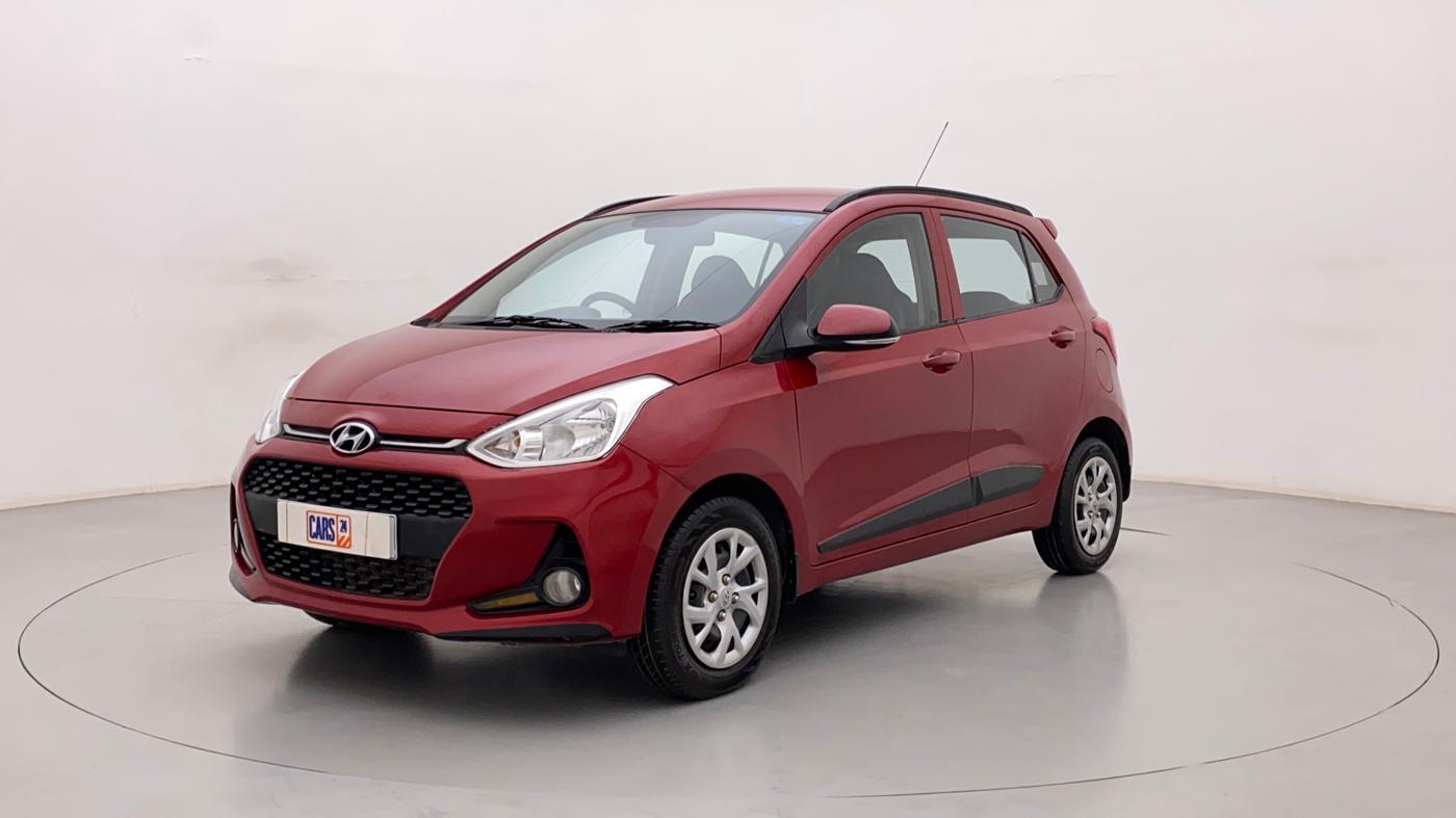 2019 Hyundai Grand i10 SPORTZ 1.2 KAPPA VTVT, Petrol, Manual, 40,362 km, Left Front Diagonal