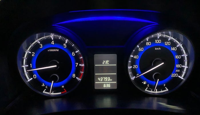 2020 Maruti Baleno DELTA PETROL 1.2, Petrol, Manual, 43,787 km, Odometer Image