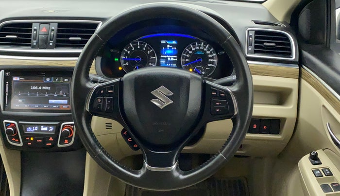 2018 Maruti Ciaz ALPHA 1.5 SHVS PETROL, Petrol, Manual, 32,480 km, Steering Wheel Close Up
