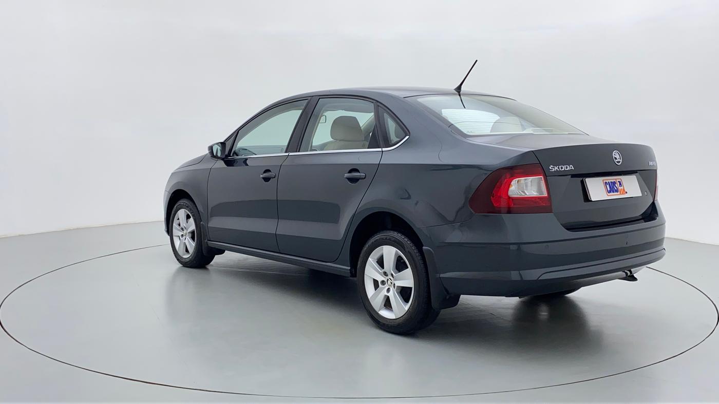 2021 Skoda Rapid 1.0 AMBITION TSI AT, Petrol, Automatic, 4,444 km, Left Back Diagonal