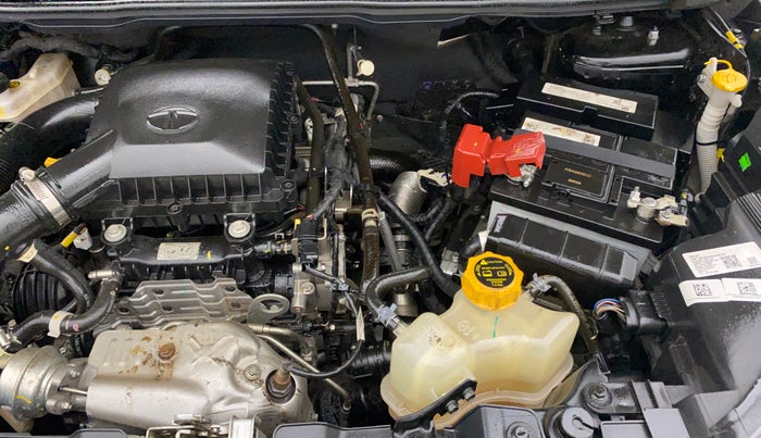 2023 Tata NEXON XZ PLUS LUX SUNROOF RED DARK PETROL, Petrol, Manual, 5,862 km, Engine View - Left