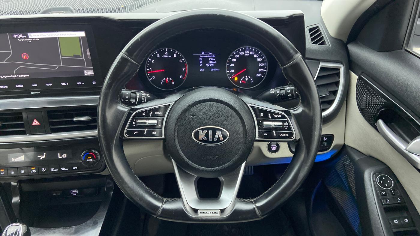 2019 KIA SELTOS HTX 1.5 PETROL, Petrol, Manual, 95,529 km, Steering Wheel Close Up