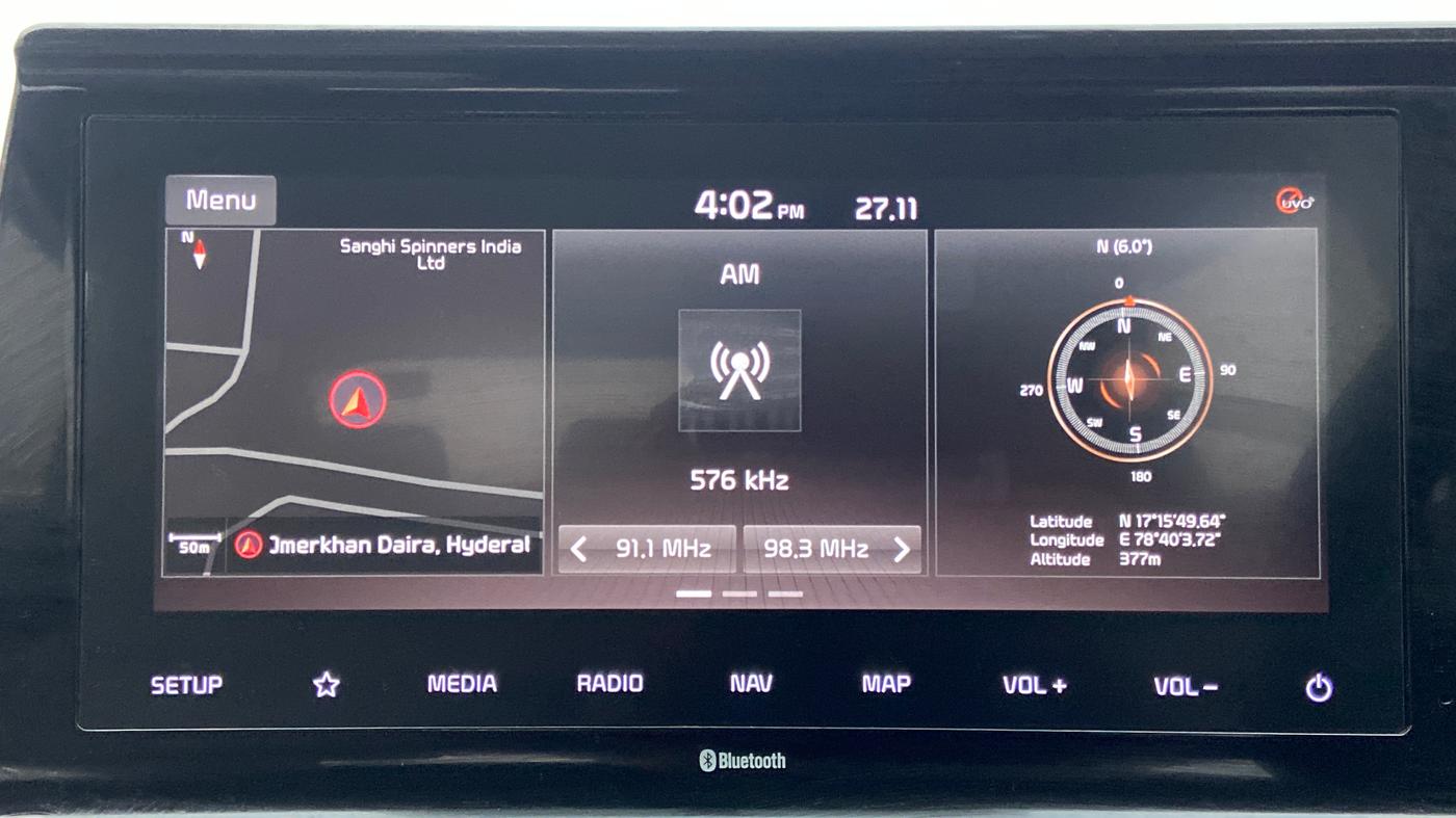 2019 KIA SELTOS HTX 1.5 PETROL, Petrol, Manual, 95,529 km, Infotainment System