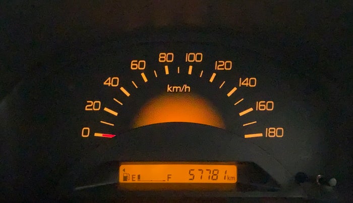 2014 Maruti Wagon R 1.0 LXI CNG, CNG, Manual, 57,781 km, Odometer Image