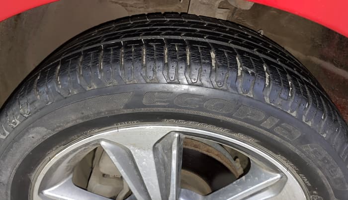 2019 Hyundai Verna 1.6 VTVT SX (O) AT, Petrol, Automatic, 26,169 km, Left Front Tyre Tread