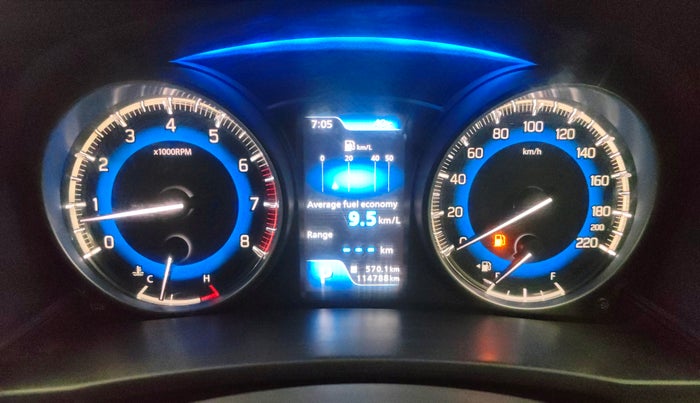 2017 Maruti Baleno ZETA CVT PETROL 1.2, Petrol, Automatic, 1,14,767 km, Odometer Image