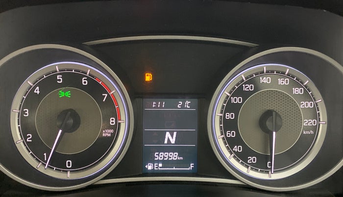 2019 Maruti Dzire VXI AMT, Petrol, Automatic, 58,998 km, Odometer Image