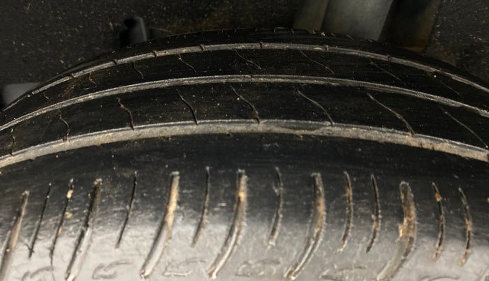 2019 Maruti Baleno DELTA 1.2 K12 AT, Petrol, Automatic, 75,443 km, Left Rear Tyre Tread