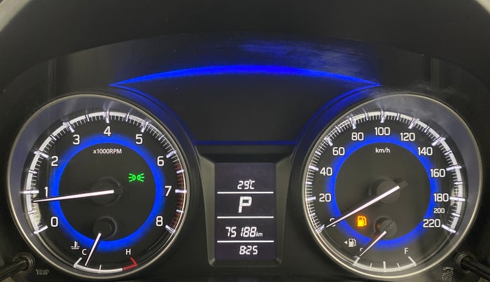 2019 Maruti Baleno DELTA 1.2 K12 AT, Petrol, Automatic, 75,443 km, Odometer Image