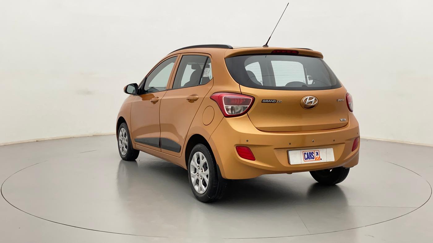 2016 Hyundai Grand i10 SPORTZ 1.2 KAPPA VTVT, Petrol, Manual, 45,540 km, Left Back Diagonal