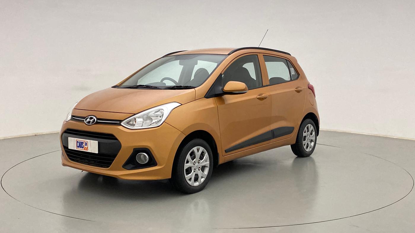 2016 Hyundai Grand i10 SPORTZ 1.2 KAPPA VTVT, Petrol, Manual, 45,540 km, Left Front Diagonal