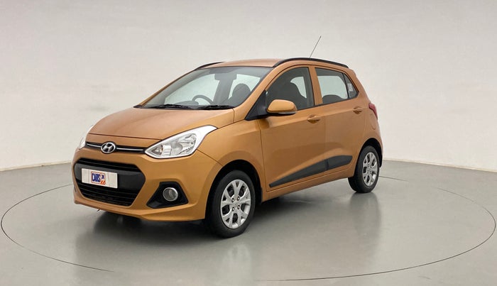 2016 Hyundai Grand i10 SPORTZ 1.2 KAPPA VTVT, Petrol, Manual, 45,540 km, Left Front Diagonal