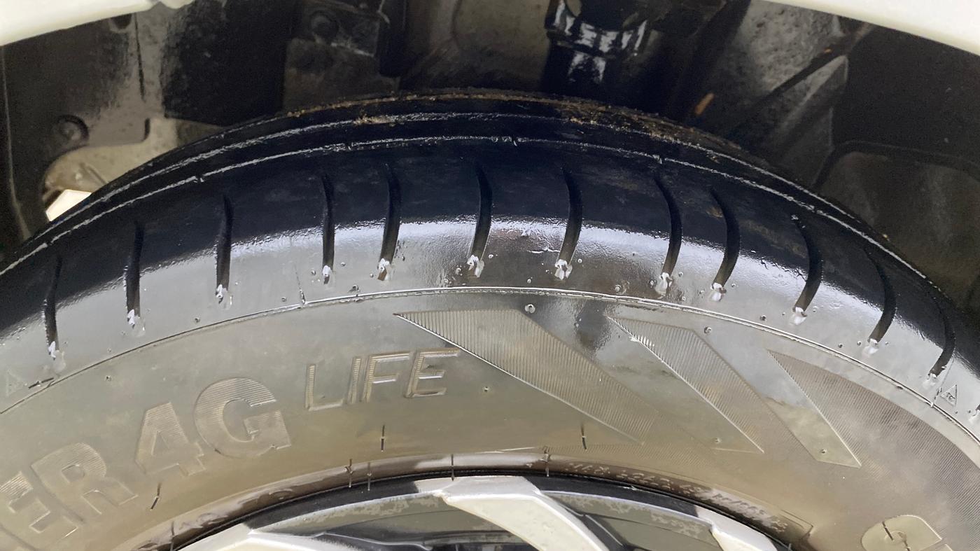 2018 Datsun Redi Go T (O), Petrol, Manual, 58,909 km, Left Front Tyre Tread