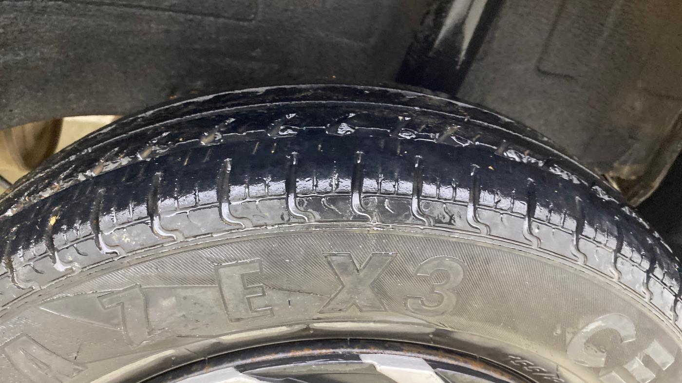 2018 Datsun Redi Go T (O), Petrol, Manual, 58,909 km, Left Rear Tyre Tread