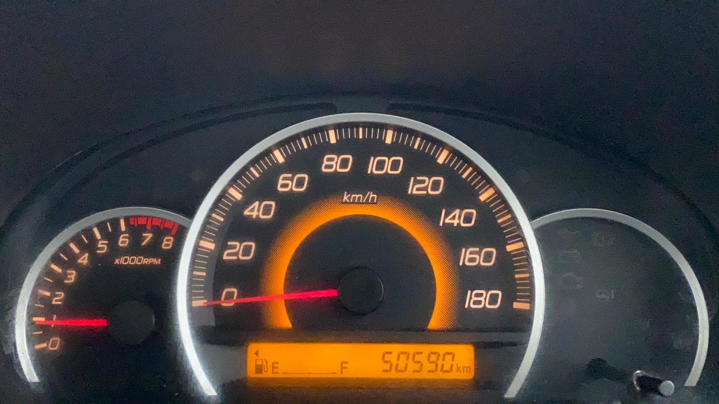 2016 Maruti Wagon R 1.0 VXI, Petrol, Manual, 50,673 km, Odometer Image