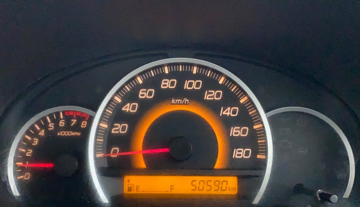 2016 Maruti Wagon R 1.0 VXI, Petrol, Manual, 50,673 km, Odometer Image