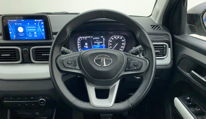 2021 Tata PUNCH CREATIVE AMT 1.2 RTN DUAL TONE, Petrol, Automatic, 14,582 km, Steering Wheel Close Up