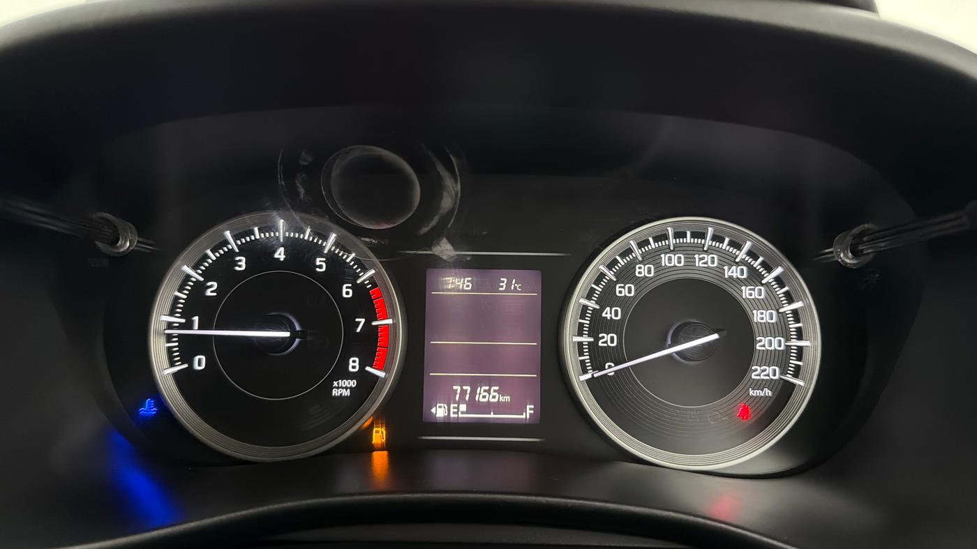 2023 Toyota Glanza S, Petrol, Manual, 77,184 km, Odometer Image