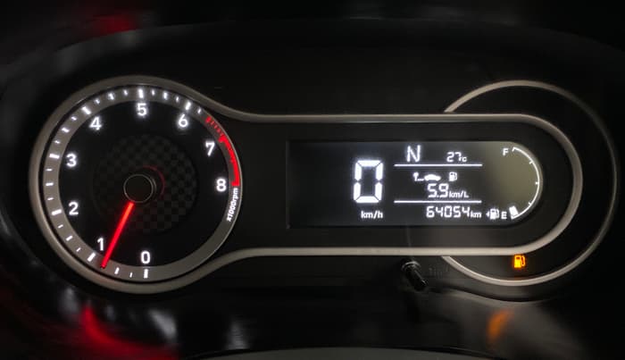 2020 Hyundai AURA SX PLUS 1.2 AMT, Petrol, Automatic, 64,017 km, Odometer Image