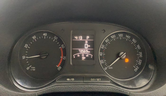 2017 Skoda Rapid AMBITION 1.6 MPI AT, Petrol, Automatic, 73,569 km, Odometer Image