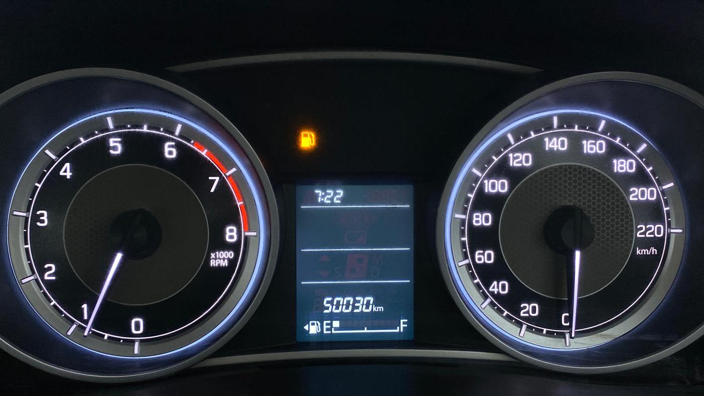 2019 Maruti Dzire VXI, Petrol, Manual, 50,030 km, Odometer Image