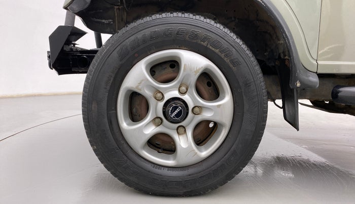 2013 Mahindra Thar CRDE 4X4 AC, Diesel, Manual, 37,557 km, Left Front Wheel