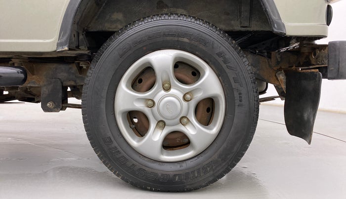 2013 Mahindra Thar CRDE 4X4 AC, Diesel, Manual, 37,557 km, Left Rear Wheel