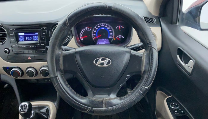 2014 Hyundai Grand i10 SPORTZ 1.2 KAPPA VTVT, Petrol, Manual, 83,090 km, Steering Wheel Close Up