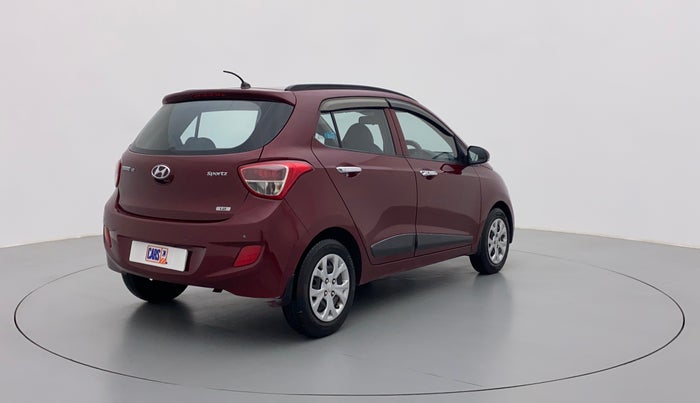 2014 Hyundai Grand i10 SPORTZ 1.2 KAPPA VTVT, Petrol, Manual, 83,090 km, Right Back Diagonal