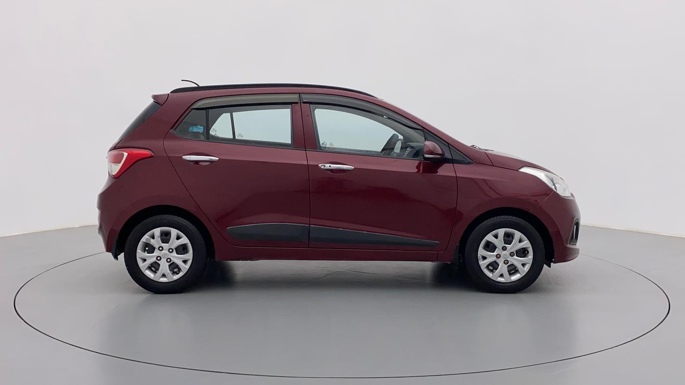 2014 Hyundai Grand i10 SPORTZ 1.2 KAPPA VTVT, Petrol, Manual, 83,090 km, Right Side View