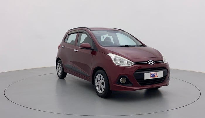 2014 Hyundai Grand i10 SPORTZ 1.2 KAPPA VTVT, Petrol, Manual, 83,090 km, Right Front Diagonal